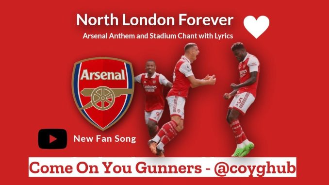 Ezeudo Sports Arena – North London Forever Arsenal Song Lyrics